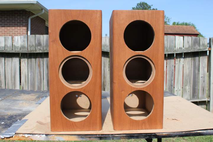 Unfinished N3S cabinet - front view.