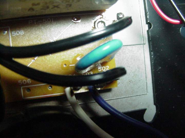 the right side of pb 2 the side with the wires to switch