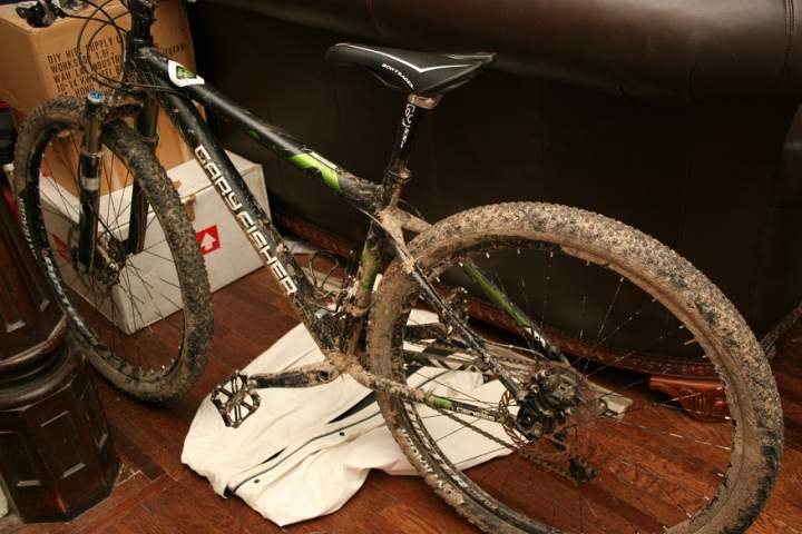 muddy bike