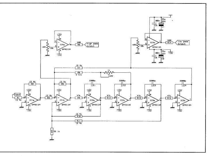 fourth-order active crossover