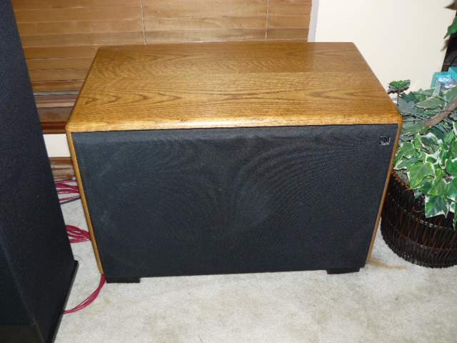 VMPS Larger Subwoofer in Lite Oak