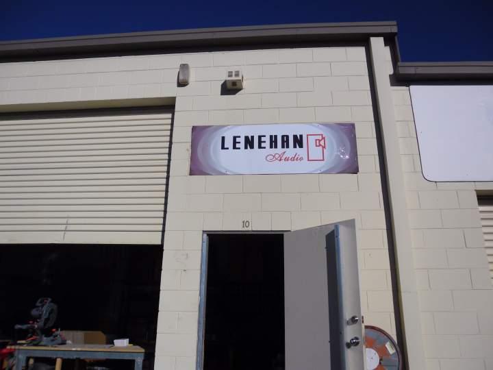 Lenehan Audio's Factory Listening Room Front