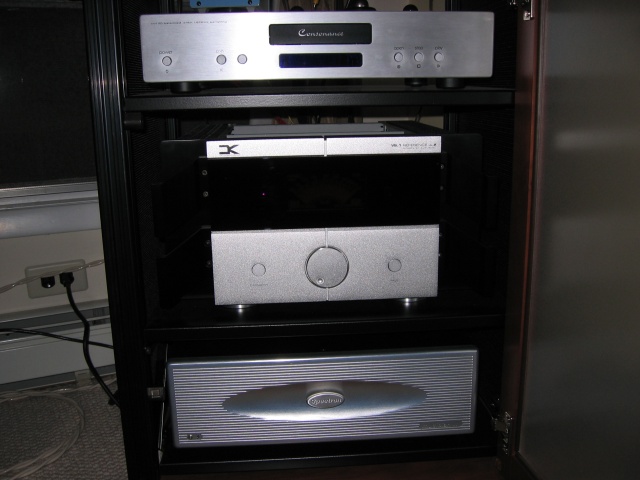 Consonance cd120, DK amp, Spectron MIII