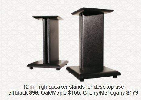 KK Audio 12 inch desktop speaker stands