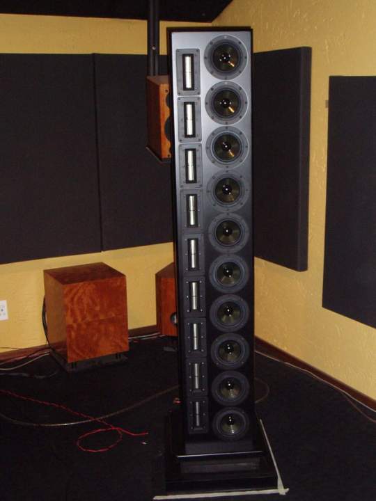 First line array, MDF, Eton 5.5