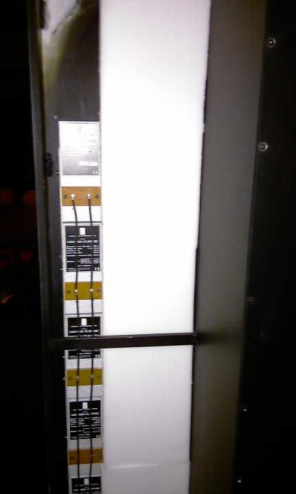 back of speakers