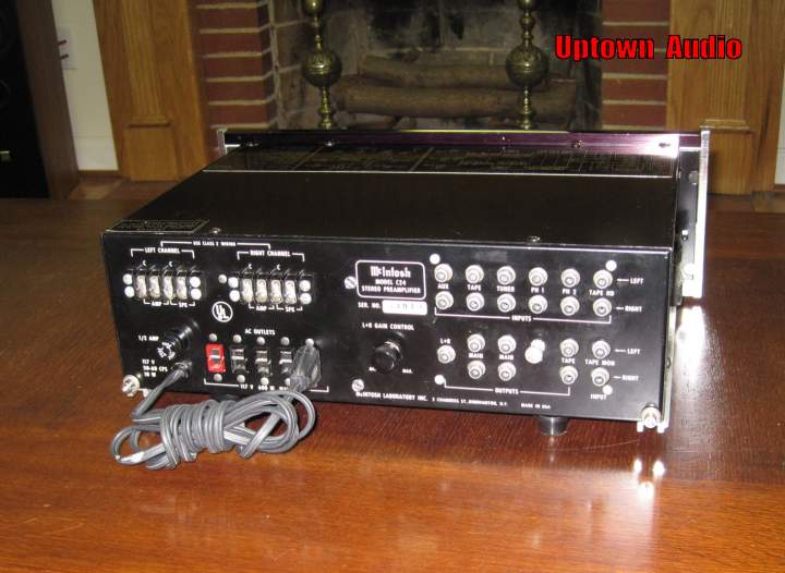 McIntosh C24 rear panel