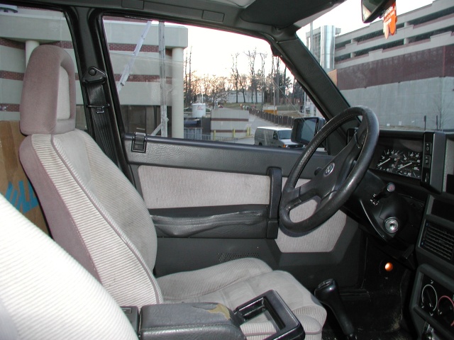 milano interior - drivers side