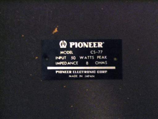 Pioneer Speakers 
