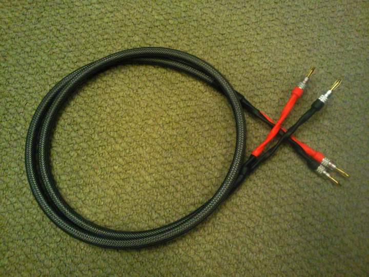 Canare 4S11 Speaker cable, TechFlex and heat shrink