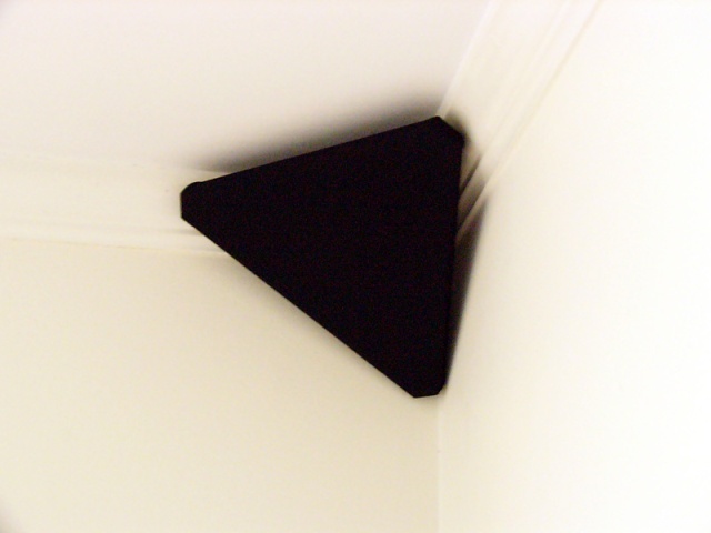 The new Adapt Triangle. The mounting system holds it in the corner without being at all visible.