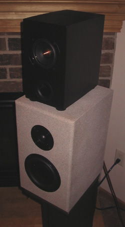 My Little CSS Full-Ranger Speakers on top of Kit 61's