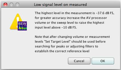 REW low level