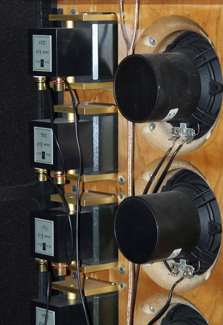 behind the dipole baffle