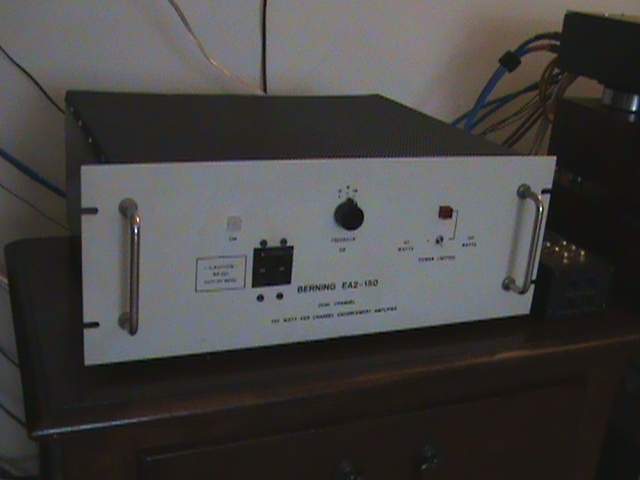 close up of 90 lb Berning amp