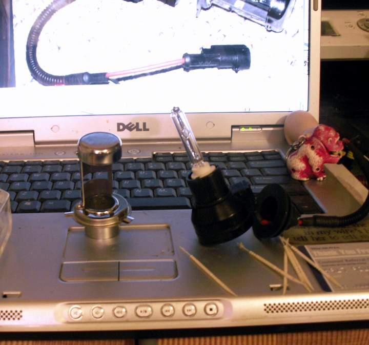 h4 hid bulb unsheathed