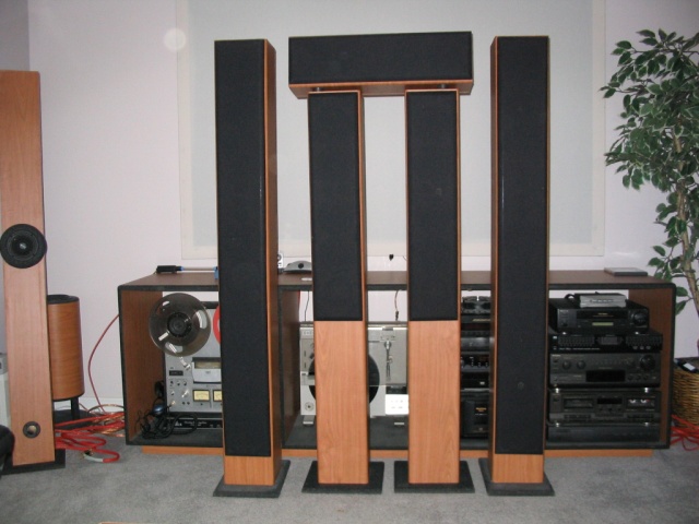 This is my DIY surround system that I designed.