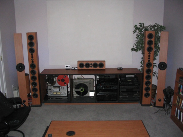 A view from the second row. The screen is DIY