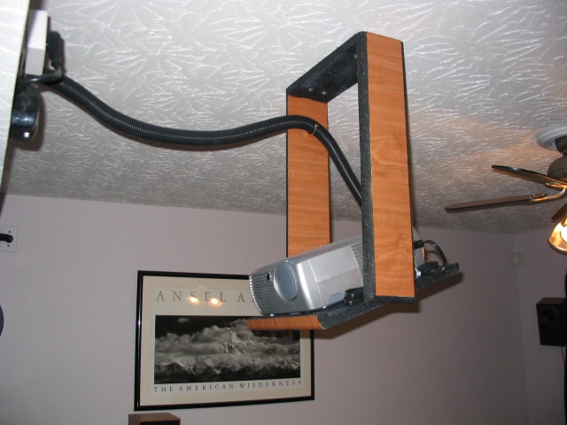 Infocus X1 and mount. Due to a low vent, this was my only mounting option.