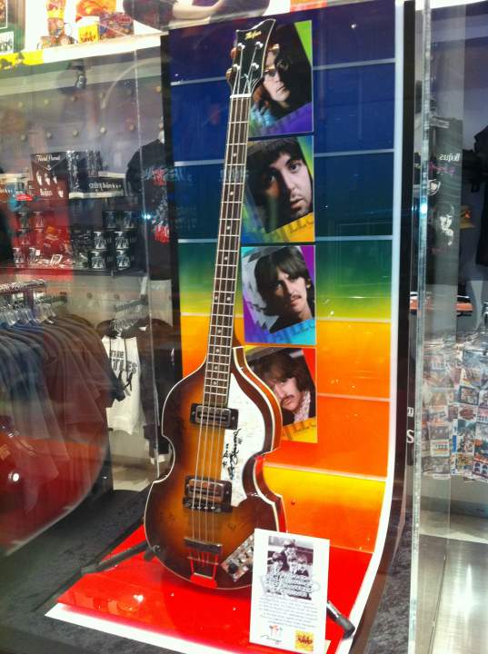 Paul Mc Cartney's Bass at the Real Love MIRAGE CES 2011