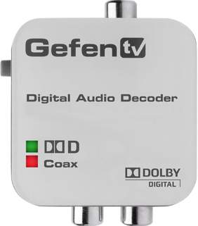 Geffen GTV-DD-2-AA Dolby Digital decoder
