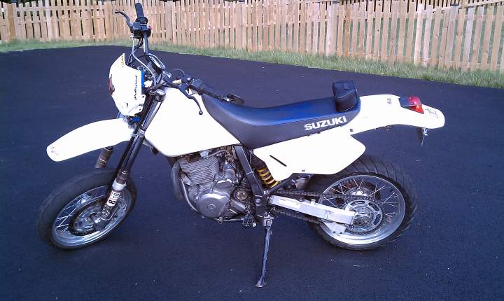 left side of bike