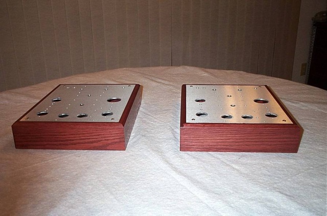 monoblocks oak top