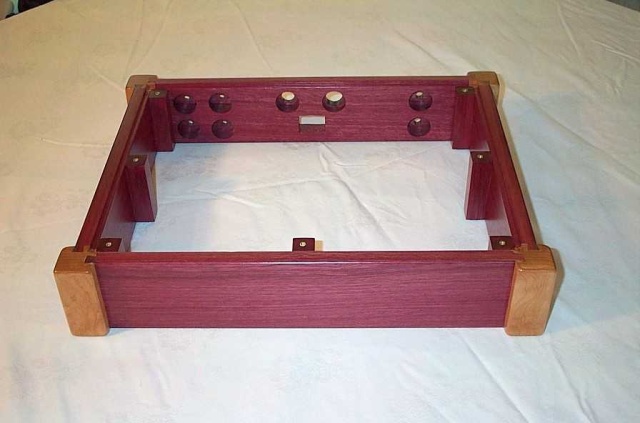 st-35 purpleheart and curly maple top