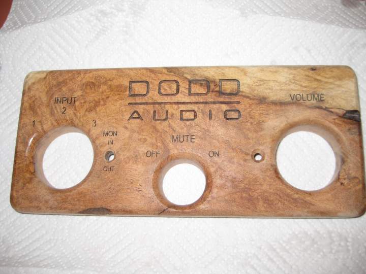 Mesquite faceplate for Dodd buffer