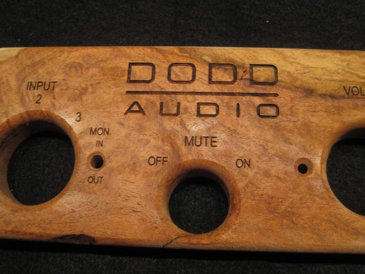 Mesquite faceplate