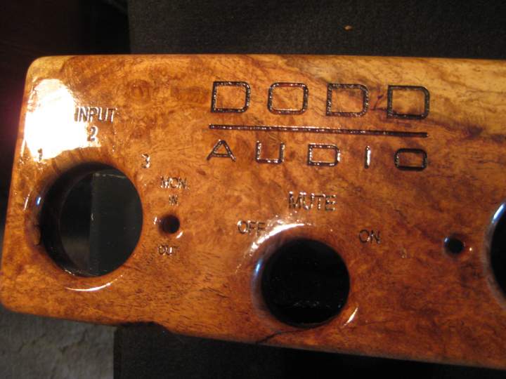 Dodd faceplate- after 9 coats of Tru-Oil