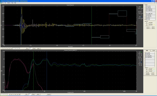 Correction filter (bottom graph) for Alon EGR II. There is no significant correction needed above 200hz. If I could get rid of the pesky dips at 54hz and 90-110hz I could get by with several dB less correction.