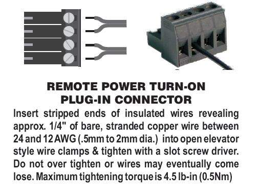 Bryston remote power connector