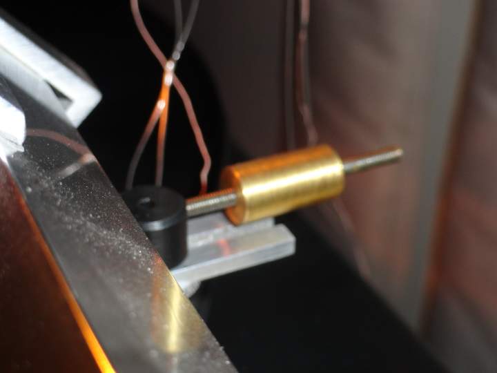 Custom brass weight to provide better control
vtf when using custom brass slider
