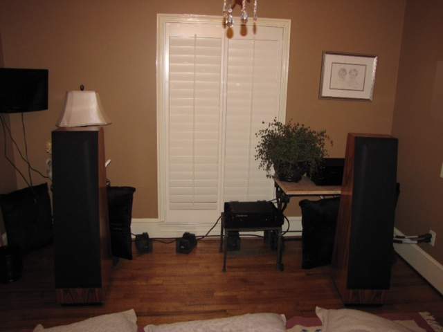 Room before acoustic treatments