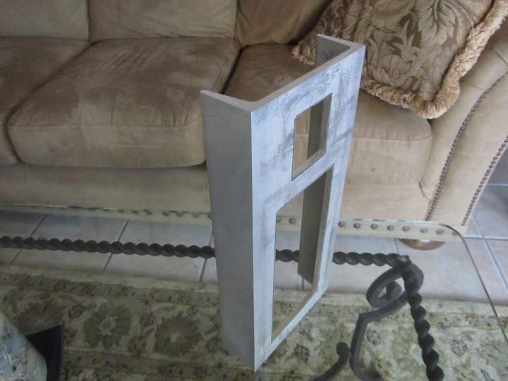 T-6 aluminum channel (front)