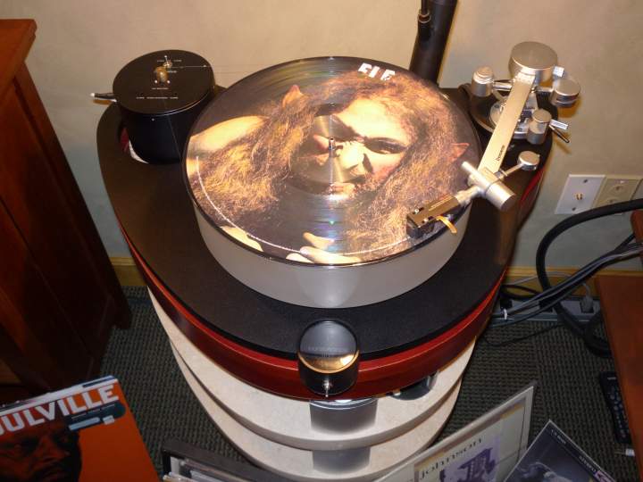 Elf on the vinyl rig