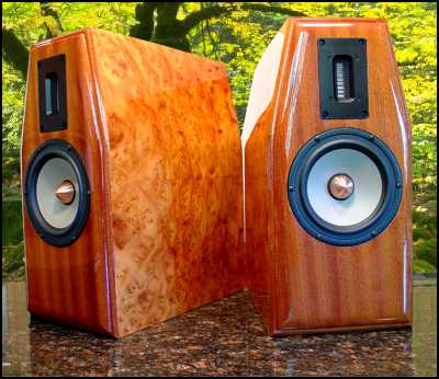 Veracity HT1 s in camphor burl and sapele