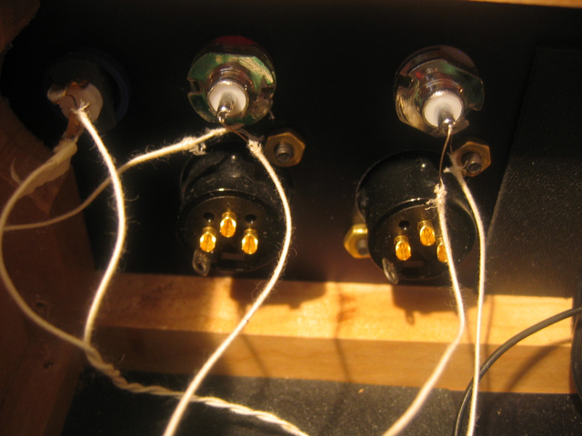 Poseidons Voice RAKK dac-silver wire connections to Cardas RCA's, and WBT digital RCA jack