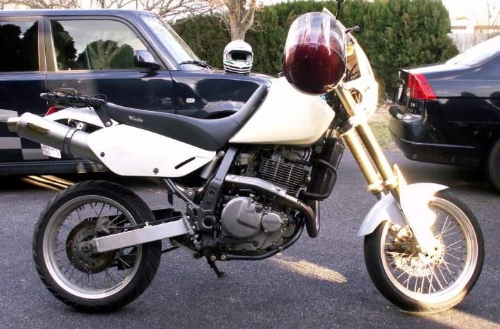 dr650 - right side