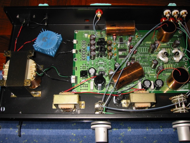 1601W Pencil tube DAC AN PIO caps, Kiwame resistors and DACT attenuator