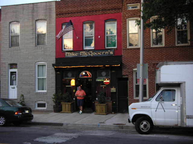 Mike McGoverns pub in Baltimore.