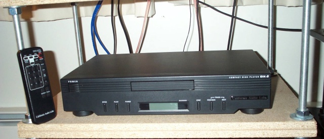 California Audio Labs DX-2 cd player. jps ultraconductors interconnects
