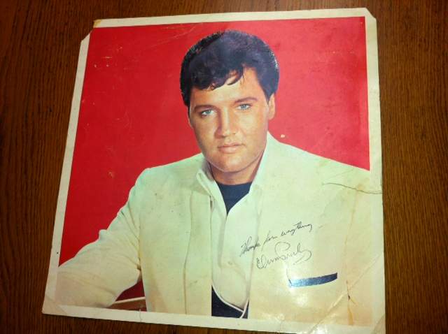 Elvis album insert found in a classical LP.