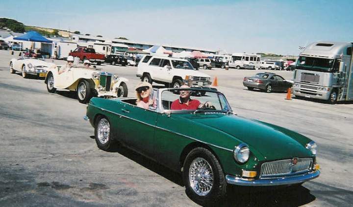 MGB at Laguna Seca