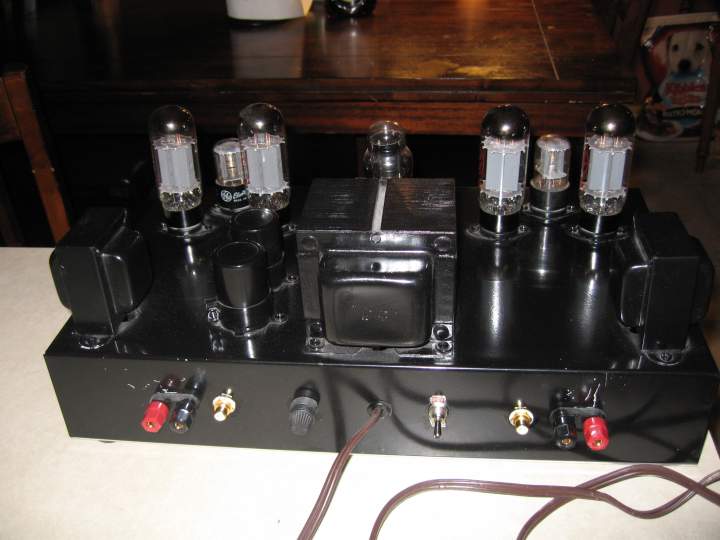 Rear of amp