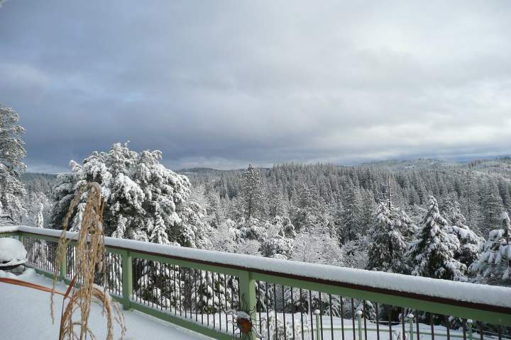 2008 Snow view from Deck