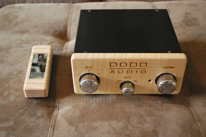 Dodd Audio Tube Buffer - Front with remote