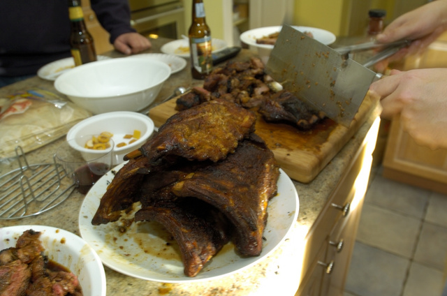 babybacks from the oven