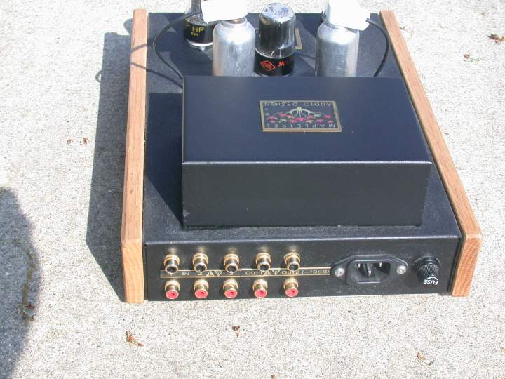 Mapletree Audio Design Magic 5B SE Triplex Pre-amp (rear)